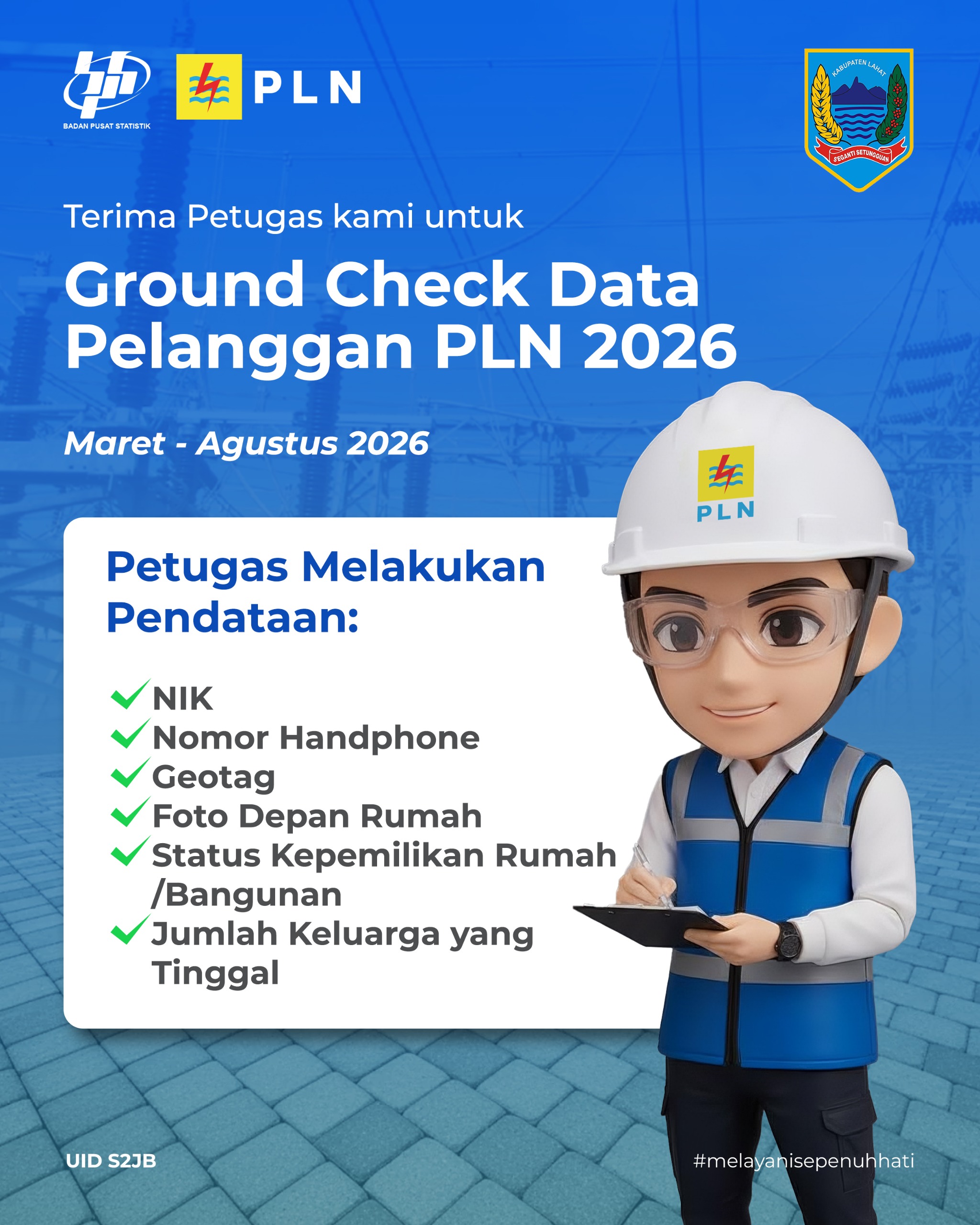 PLN UP3 Lahat Perkuat Sinergi dengan Pemkab Lahat Demi Sukseskan Sensus Ekonomi 2026