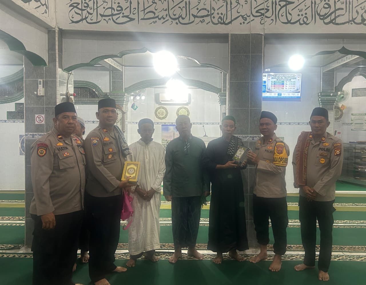 Perkuat Silaturahmi, Jajaran Pejabat Utama Polres OKU Gelar Safari Subuh Keliling di Baturaja Barat