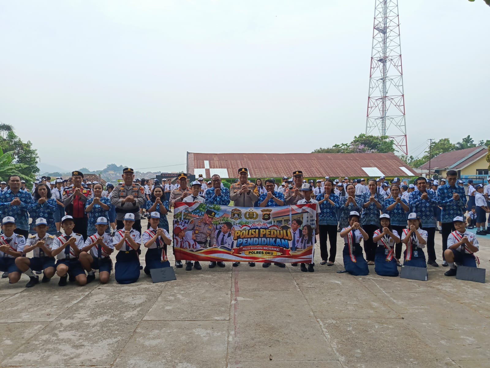 Polres OKU Lakukan Program POLIDIK di SMP Xaverius, Beri Edukasi Bahaya Bullying hingga Judi Online